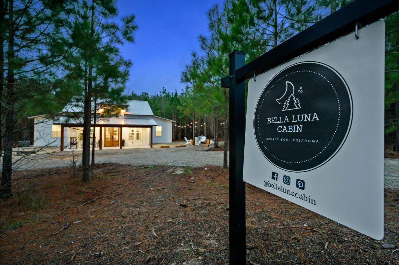 Bella Luna Cabin - Cozy Farmhouse Cabin, Private Deck, Swing Set, Fire Pit, Hot Tub Villa Broken Bow Exterior foto